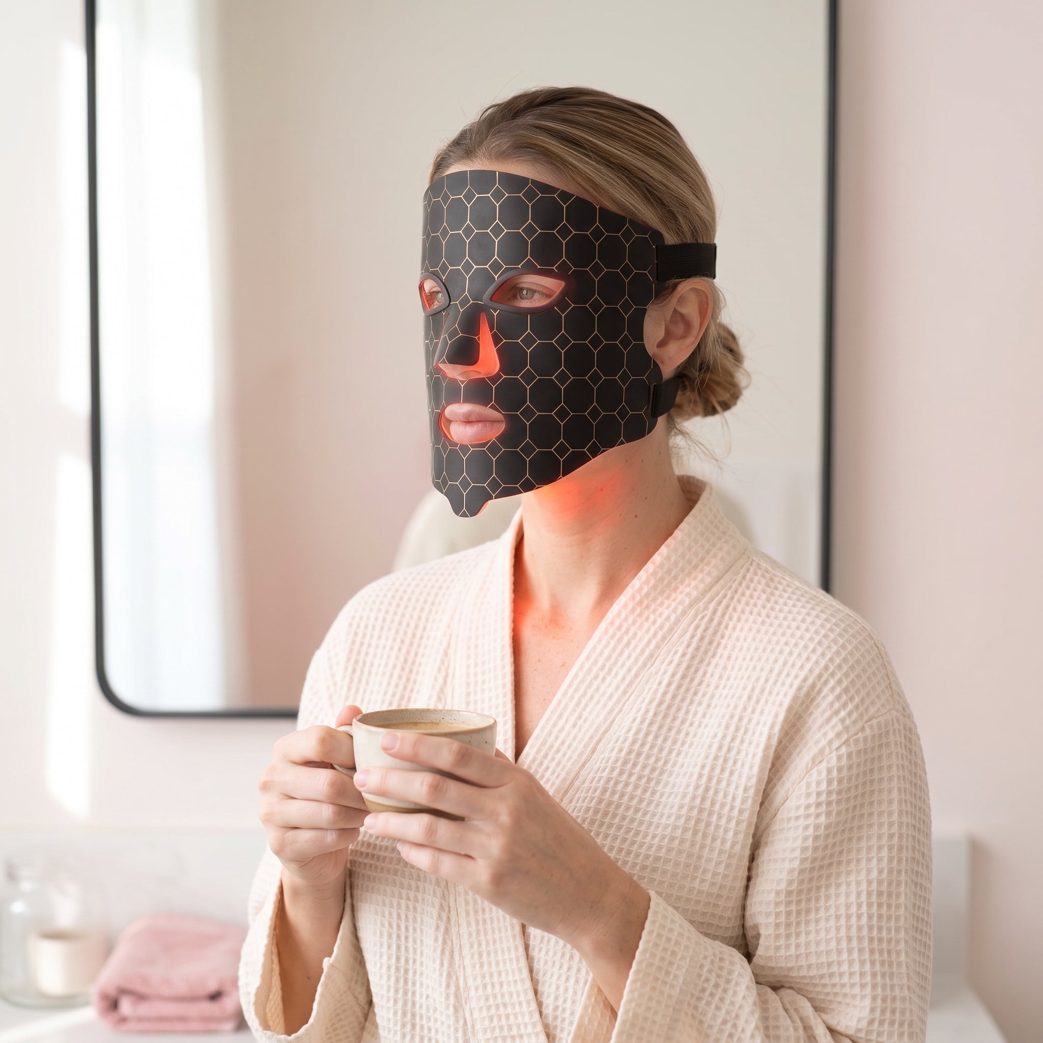 Morning session with the Lumina Pro LED mask